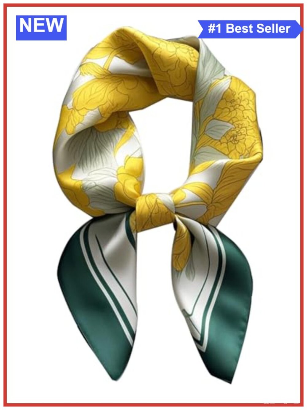 Satin Square Scarf Lightweight 27.5in Neck Headband Bag Accessory